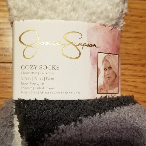 Jessica Simpson (3) Soft As Cloud ☁️ Socks - Picture 5 of 5